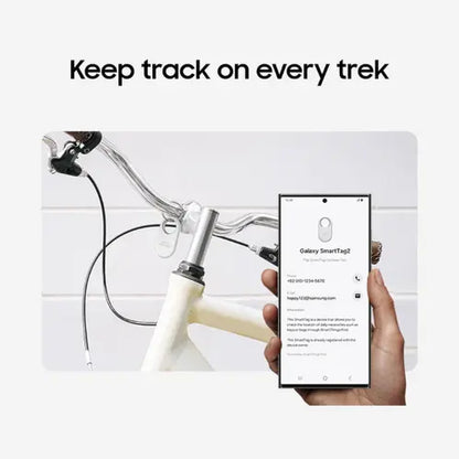 Samsung Galaxy Smarttag2 Bluetooth Tracker 2023 4 Pack (2 Black, 2 White) - Durable GPS Android Bluetooth Device