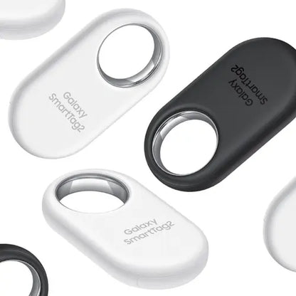 Samsung Galaxy Smarttag2 Bluetooth Tracker 2023 4 Pack (2 Black, 2 White) - Durable GPS Android Bluetooth Device