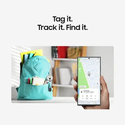 Samsung Galaxy Smarttag2 Bluetooth Tracker 2023 4 Pack (2 Black, 2 White) - Durable GPS Android Bluetooth Device